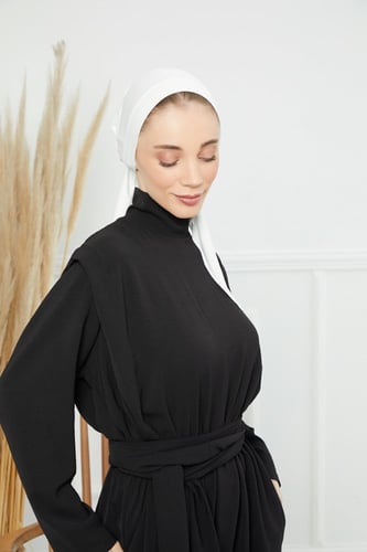 توربان قطني ربط من الخلف - اوف وايت