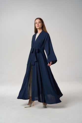 عباية كحلي بدون طرحة