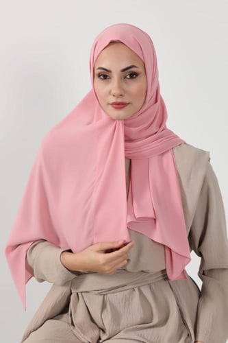 حجاب شيفون بمغناطيس وقبعة جانبي