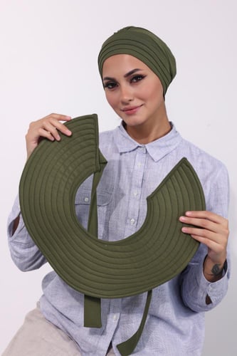 حجاب الشاطئ مع توربان