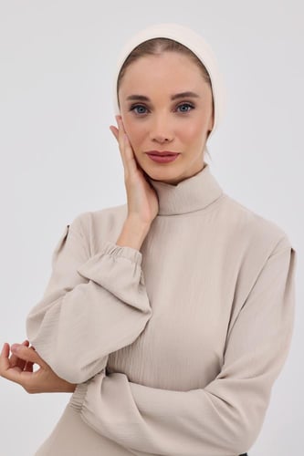 توربان قطعتين دبل سترتش بيج فاتح - ربط