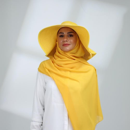 طقم قبعة كاملة مع طرحة صيفية