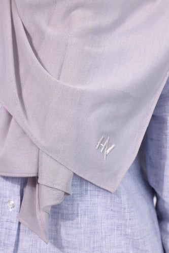 طرحه شاش تركي- رمادي فاتح