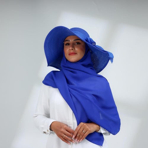 طقم قبعة كاملة مع طرحة صيفية