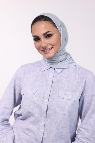 حجاب شاش تركي ربط من الخلف - اخضر فاتح