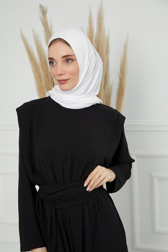 قطن دبل سترتش - اوف وايت