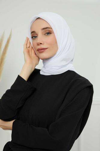 شيفون مثلث مع قبعة مشبوكة