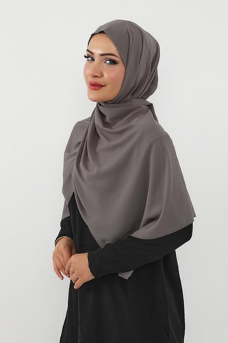 حجاب شيفون بمغناطيس وقبعة بالوسط