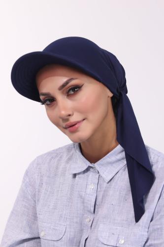 توربان كاب ربط من الخلف-كحلي