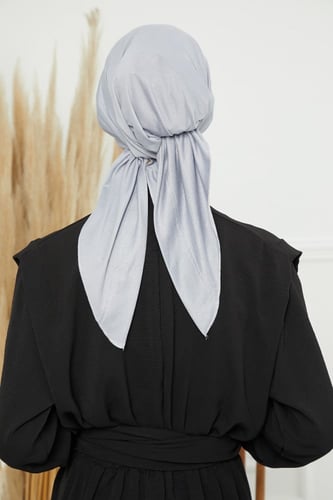 توربان قطني ربط من الخلف - رمادي