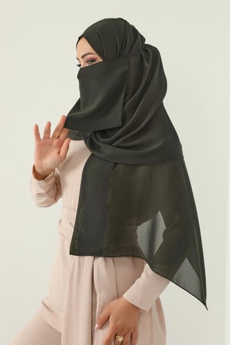 طقم طرحة ولثام مطاط