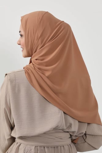 حجاب شيفون بمغناطيس وقبعة جانبي