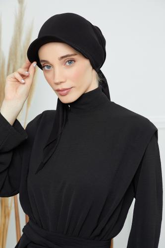 توربان كاب ربط من الخلف - اسود