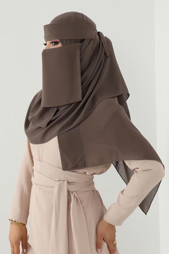 طقم طرحة ونقاب