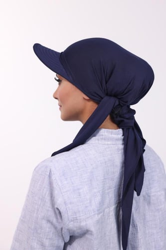 توربان كاب ربط من الخلف-كحلي