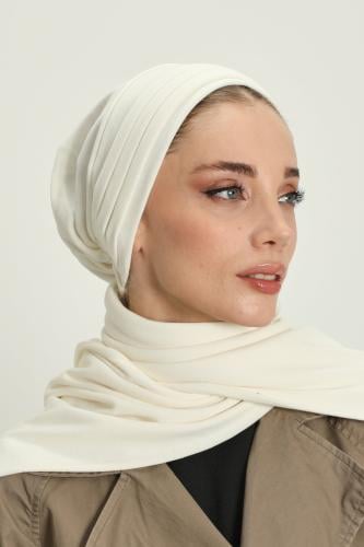 توربان شتوي قطني ثقيل مع سكارف