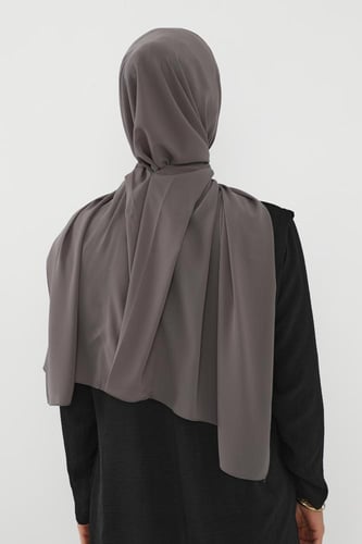 حجاب شيفون بمغناطيس وقبعة بالوسط