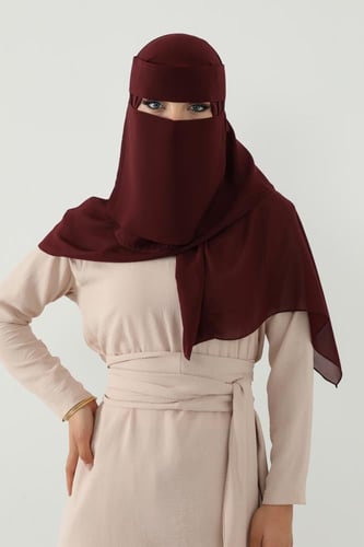 طقم طرحة ونقاب