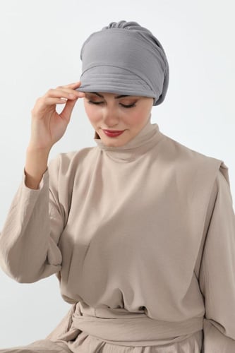 توربان كاب-رمادي