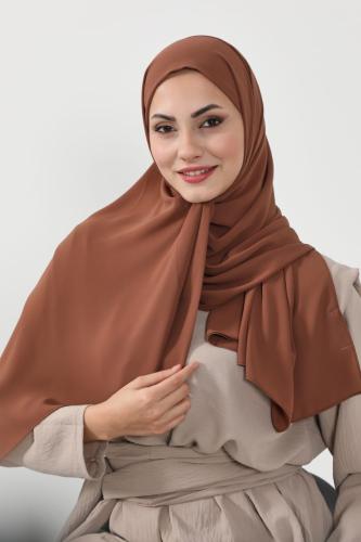 حجاب شيفون بمغناطيس وقبعة جانبي