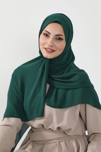 حجاب شيفون بمغناطيس وقبعة جانبي