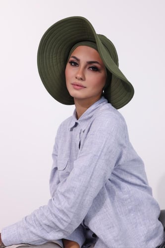 حجاب الشاطئ مع توربان