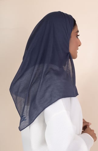 حجاب شاش تركي ميني | كحلي فاتح