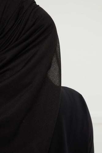 حجاب شاش تركي ميني | أسود