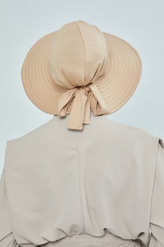 حجاب الشاطي مع توربان - رملي