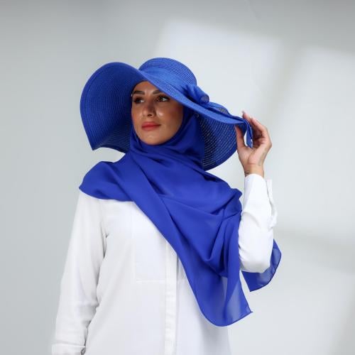 طقم قبعة كاملة مع طرحة صيفية