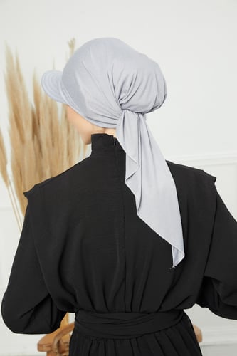 توربان كاب ربط من الخلف - رمادي