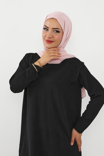 حجاب شيفون بمغناطيس وقبعة بالوسط