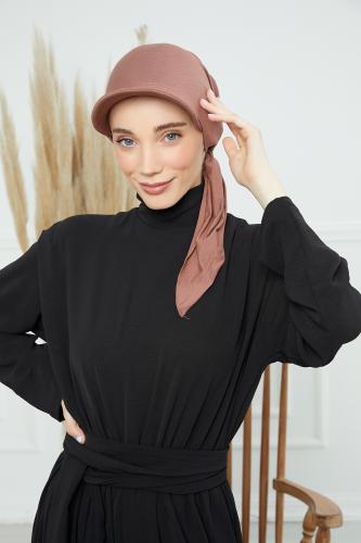 توربان كاب ربط من الخلف - لحمي غامق