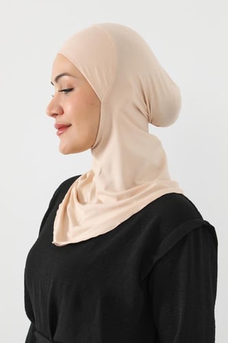 قبعة تغطي الرقبة والرأس - بيج