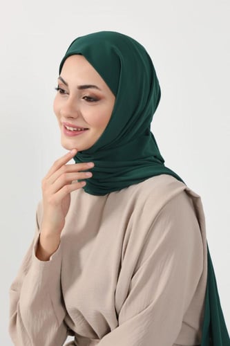 حجاب شيفون بمغناطيس وقبعة بالوسط