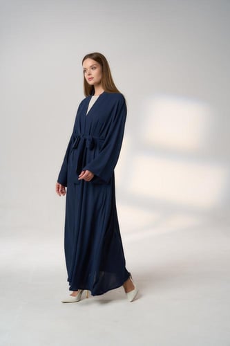 عباية كحلي بدون طرحة