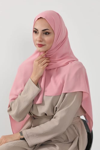 حجاب شيفون بمغناطيس وقبعة جانبي