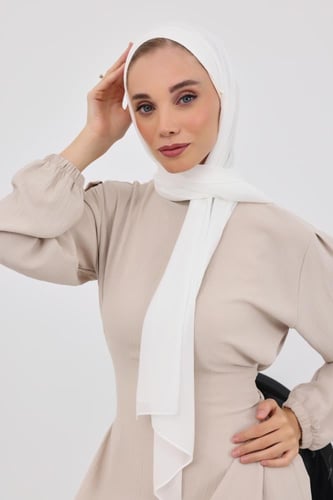توربان شيفون مع قبعة داخلية