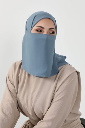 طقم طرحة ولثام - ربط