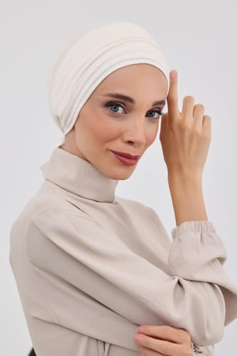 توربان قطعتين دبل سترتش بيج فاتح - ربط