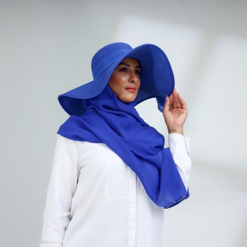 طقم قبعة كاملة مع طرحة صيفية