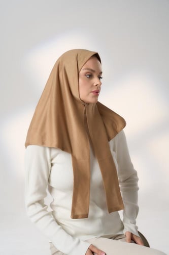 حجاب ربط من الخلف-بيج