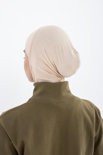 قبعة تغطي الرقبة والرأس - بيج