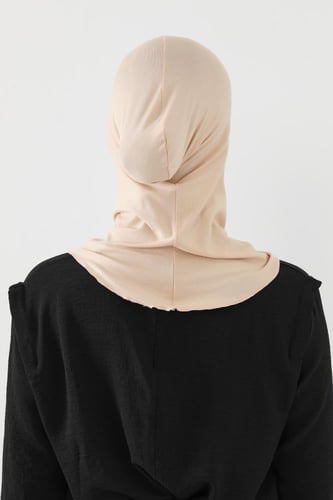 قبعة تغطي الرقبة والرأس - بيج