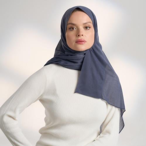 طرحة جاهزة مع مطاط - قصير جهة اليمين