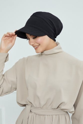 توربان قبعة - أسود