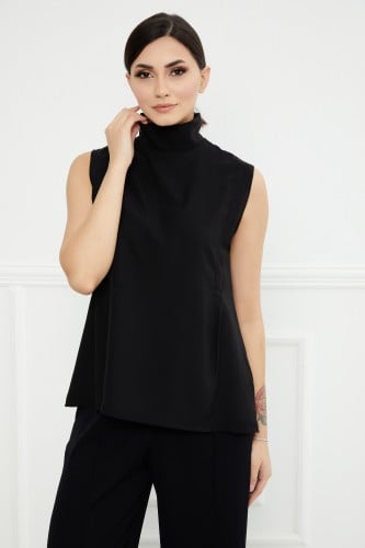 بلوزة قصيرة-اسود