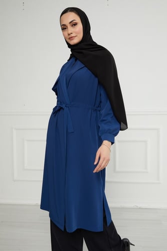 عباية سفر صيفية ازرق