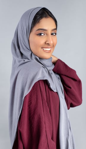 طرحه شاش تركي- رمادي غامق