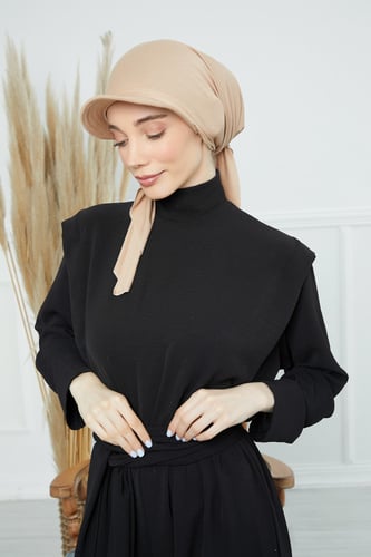 توربان كاب ربط من الخلف - بني فاتح